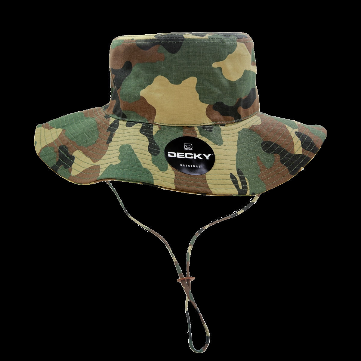 5303-PL-WDL-07 Structured Ripstop Boonies Hat, Woodland - Large & Extra Large