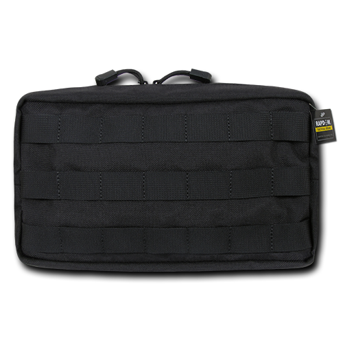 T432-BLK 10 x 6 in. Horizontal Utility Pouch, Black
