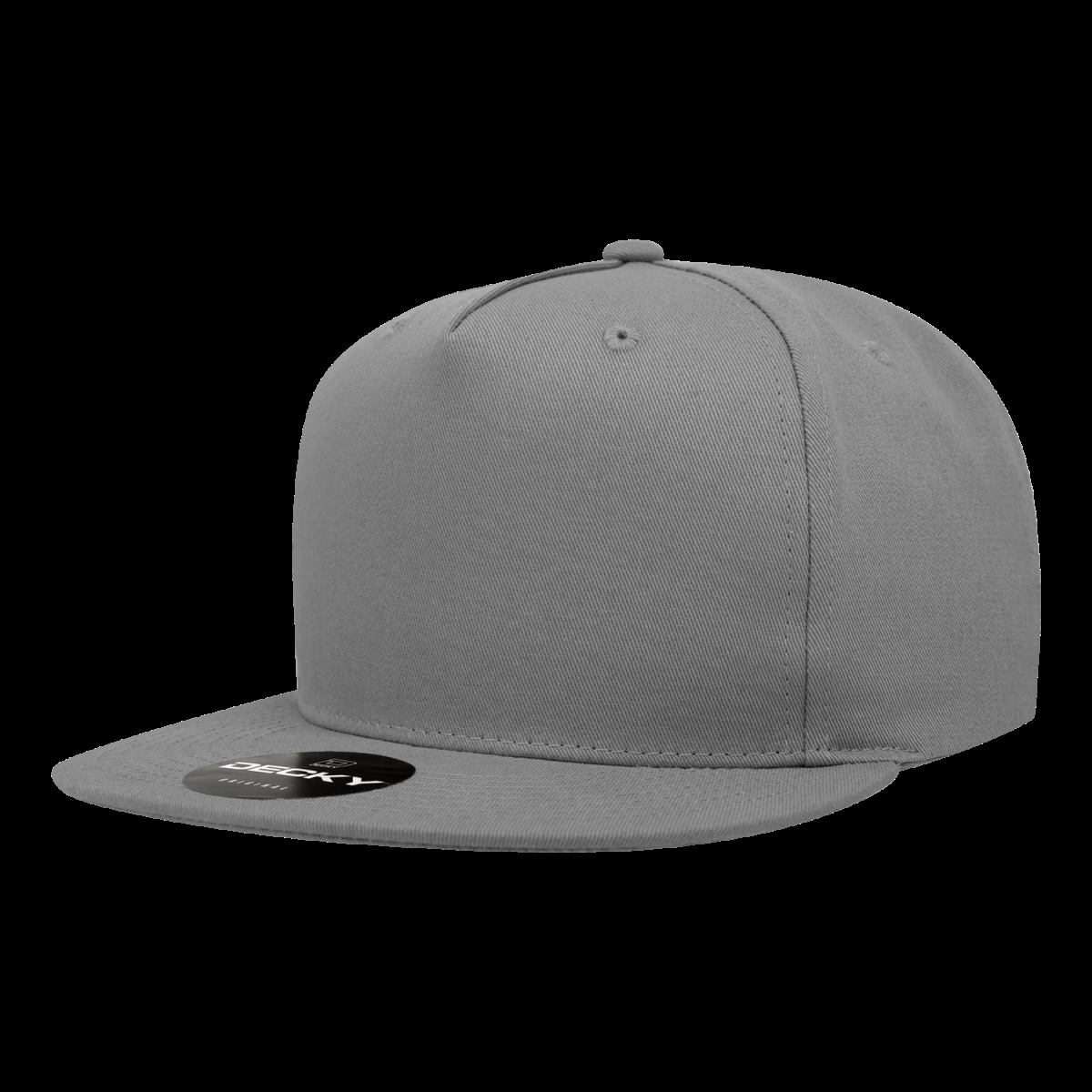 1064-1CAR 5 Panel High Profile Structured Cotton Blend Snapback Cap, Cardinal - One Size Fits Most