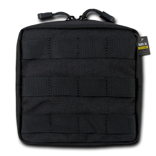 T437-BLK 6 x 6 in. Condor Utility Pouch, Black