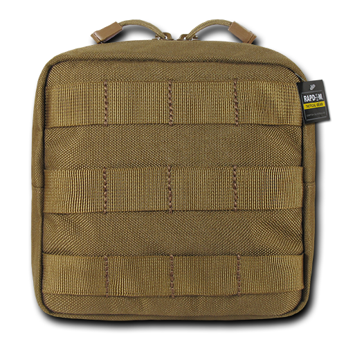 T437-COY 6 x 6 in. Condor Utility Pouch, Coyote