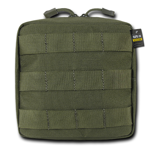 T437-OD 6 x 6 in. Condor Utility Pouch, Olive Drab