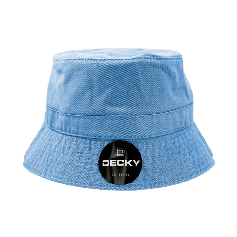 961-PL-SKY-07 Relaxed Polo Buckets Hats, Sky Blue - Large & Extra Large