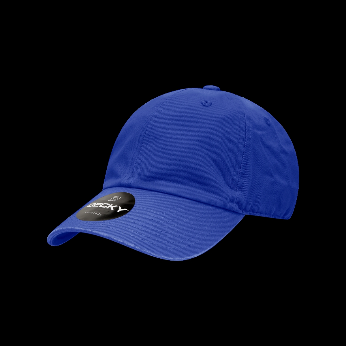 7005-RYL Youth 6 Panel Low Profile Relaxed Cotton Cap, Royal - One Size Fits Most