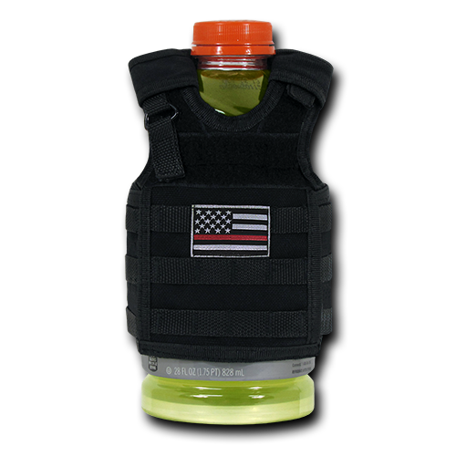 T98-TRL-BLK Thin Red Line DLX Tactical Mini Vest, Black