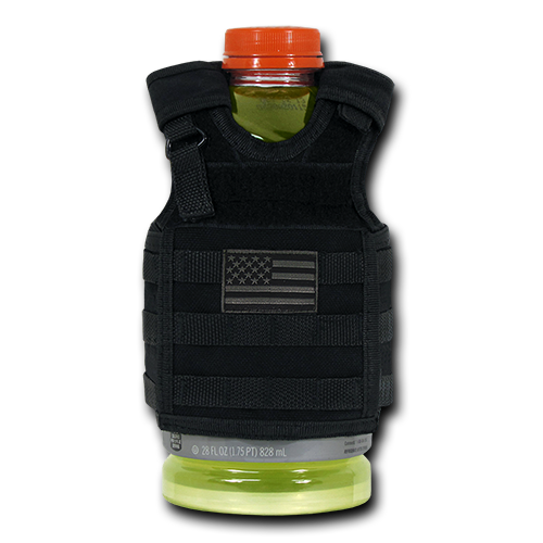 USA Flag DLX Tactical Mini Vest, Black