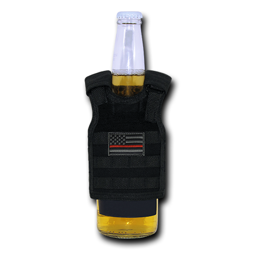 Mini Tactical Vest Beverage Carrier - Black