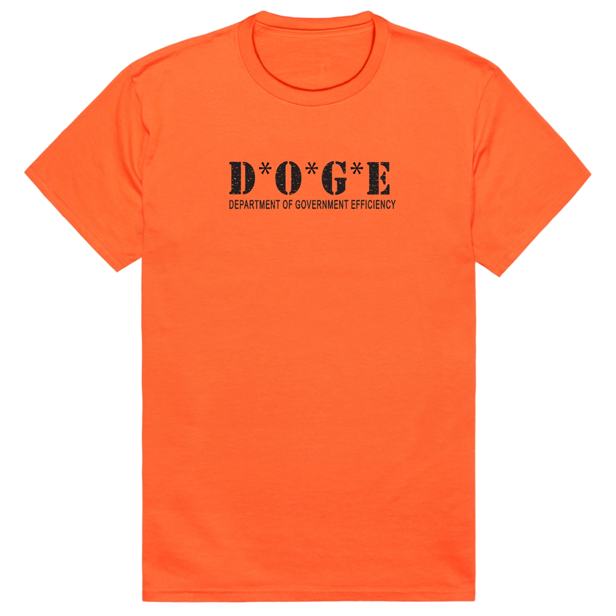 AM1-207-ORN-02 America D.O.G.E 3 Short Sleeve T-Shirt, Orange - Medium