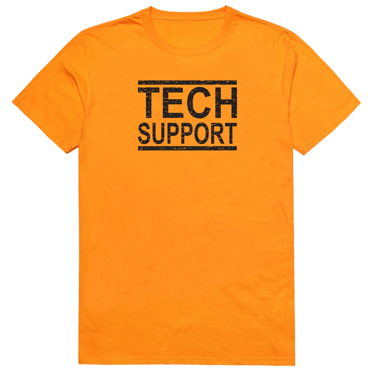 AM1-211-GLD-02 America Tech Support Short Sleeve T-Shirt, Gold - Medium