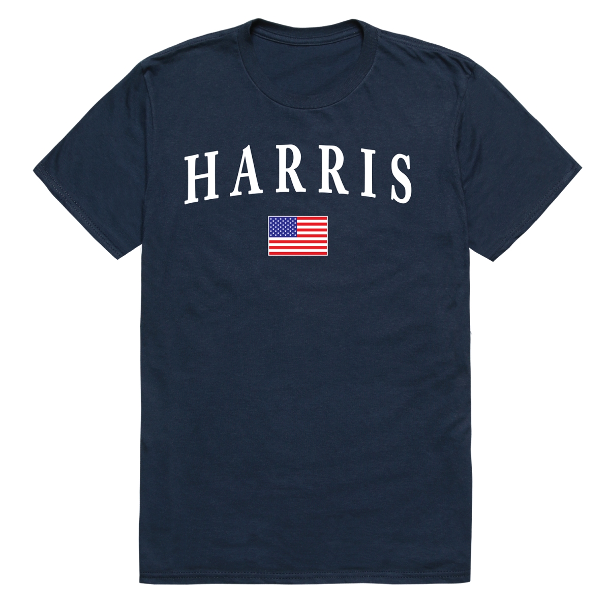 TS9-H04-NVY-02 Campaign Harris 04 Short Sleeve T-Shirt, Navy - Medium