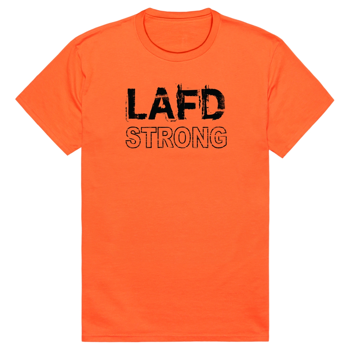 RT1-ST1-ORN-02 Distressed Strong 1 Short Sleeve T-Shirt, Orange - Medium
