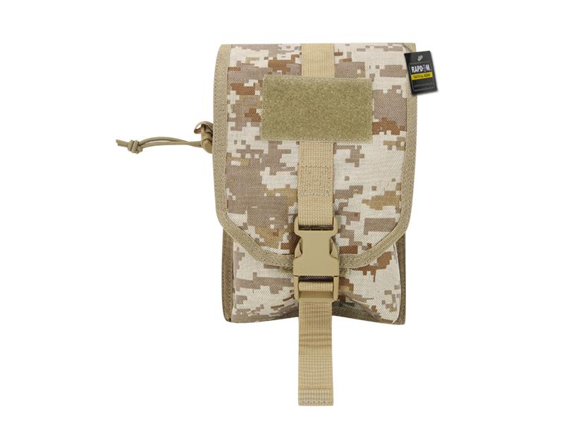 T442-DDG Tactical Utility Pouch with Cover, Desert Digital
