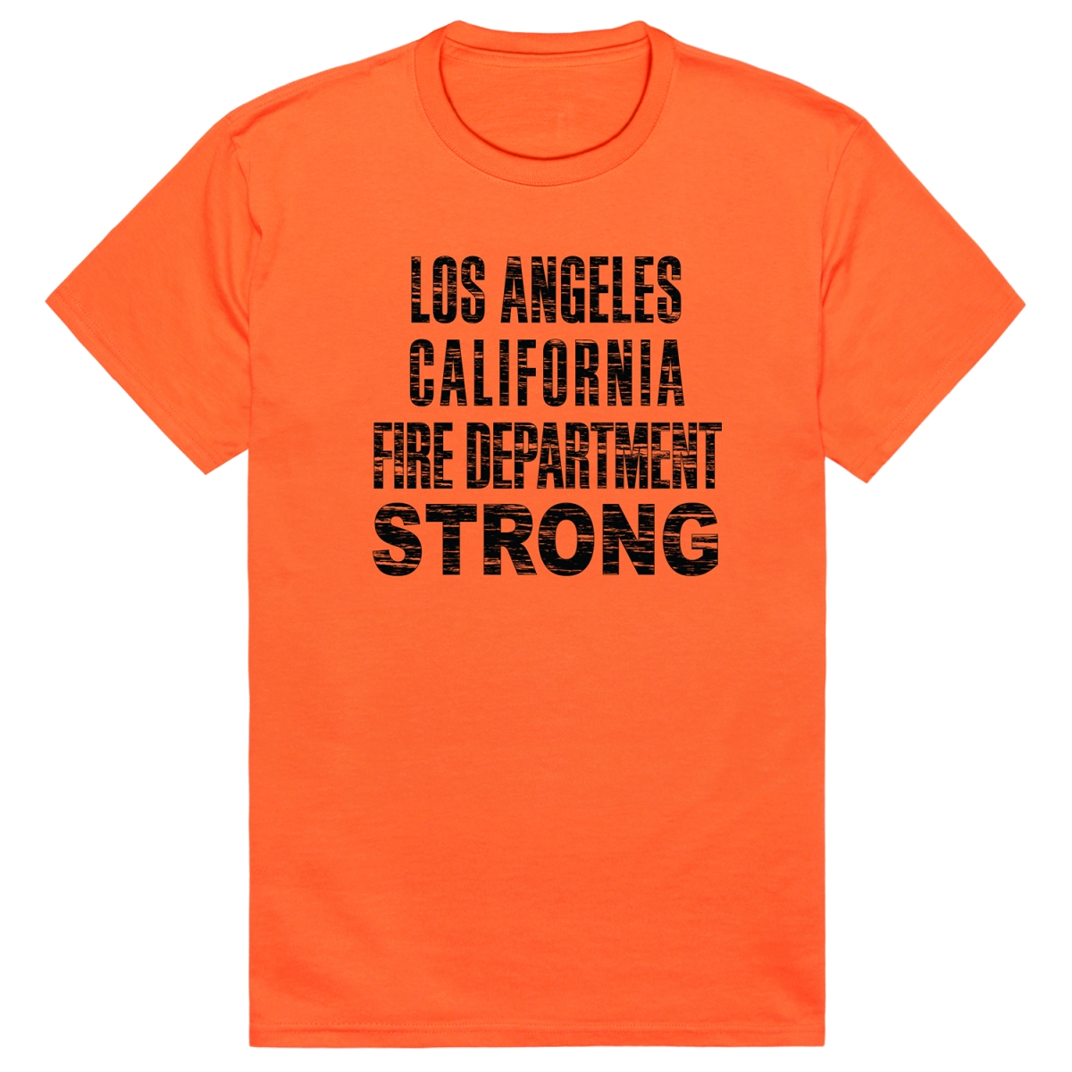 RT1-ST3-ORN-02 Distressed Strong 3 Short Sleeve T-Shirt, Orange - Medium