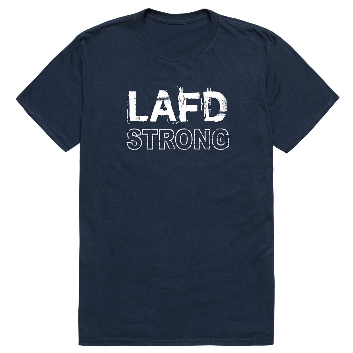 RT1-ST1-NVY-02 Distressed Strong 1 Short Sleeve T-Shirt, Navy - Medium