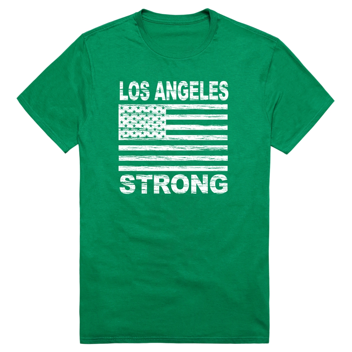 RT1-ST7-KEL-04 Distressed Strong 7 Short Sleeve T-Shirt, Kelly - Extra Large