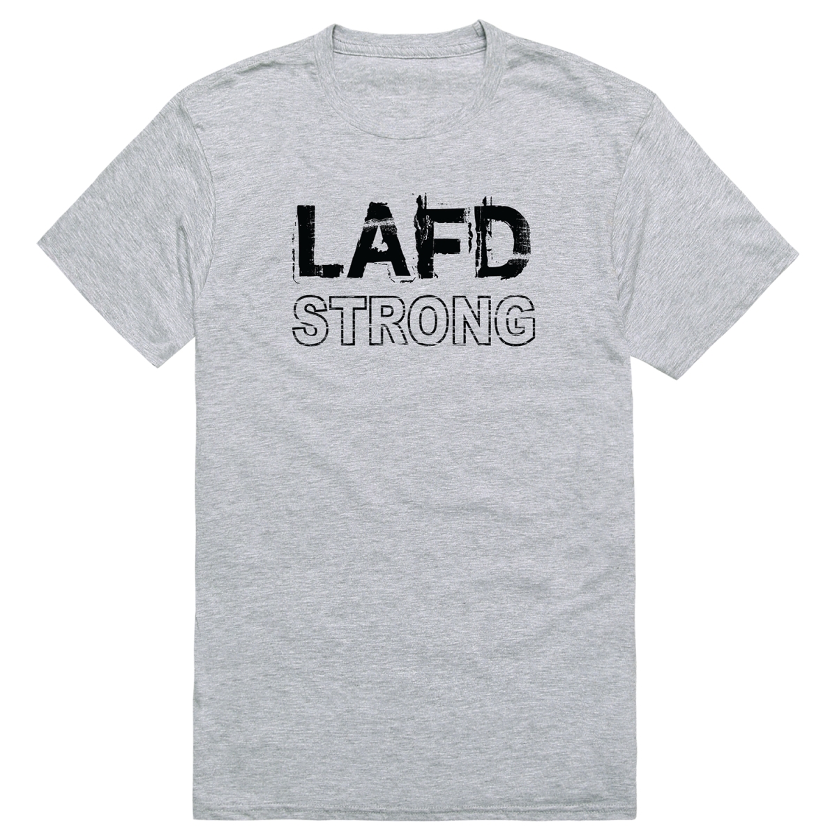 RT1-ST1-HGY-02 Distressed Strong 1 Short Sleeve T-Shirt, Heather Gray - Medium