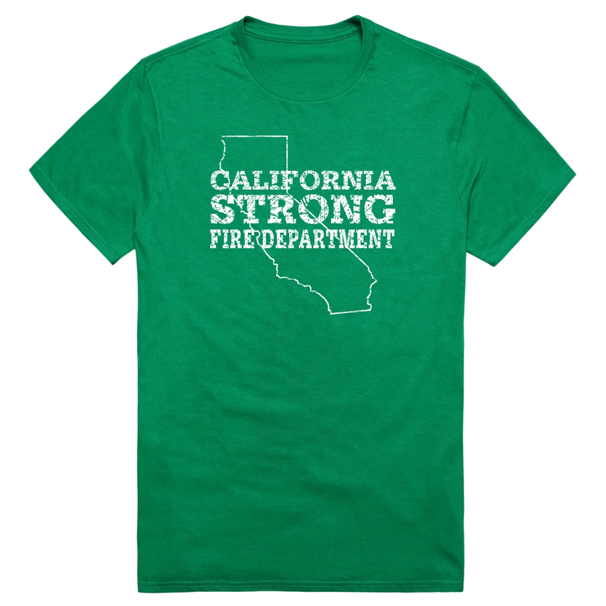 RT1-ST4-KEL-04 Distressed Strong 4 Short Sleeve T-Shirt, Kelly - Extra Large