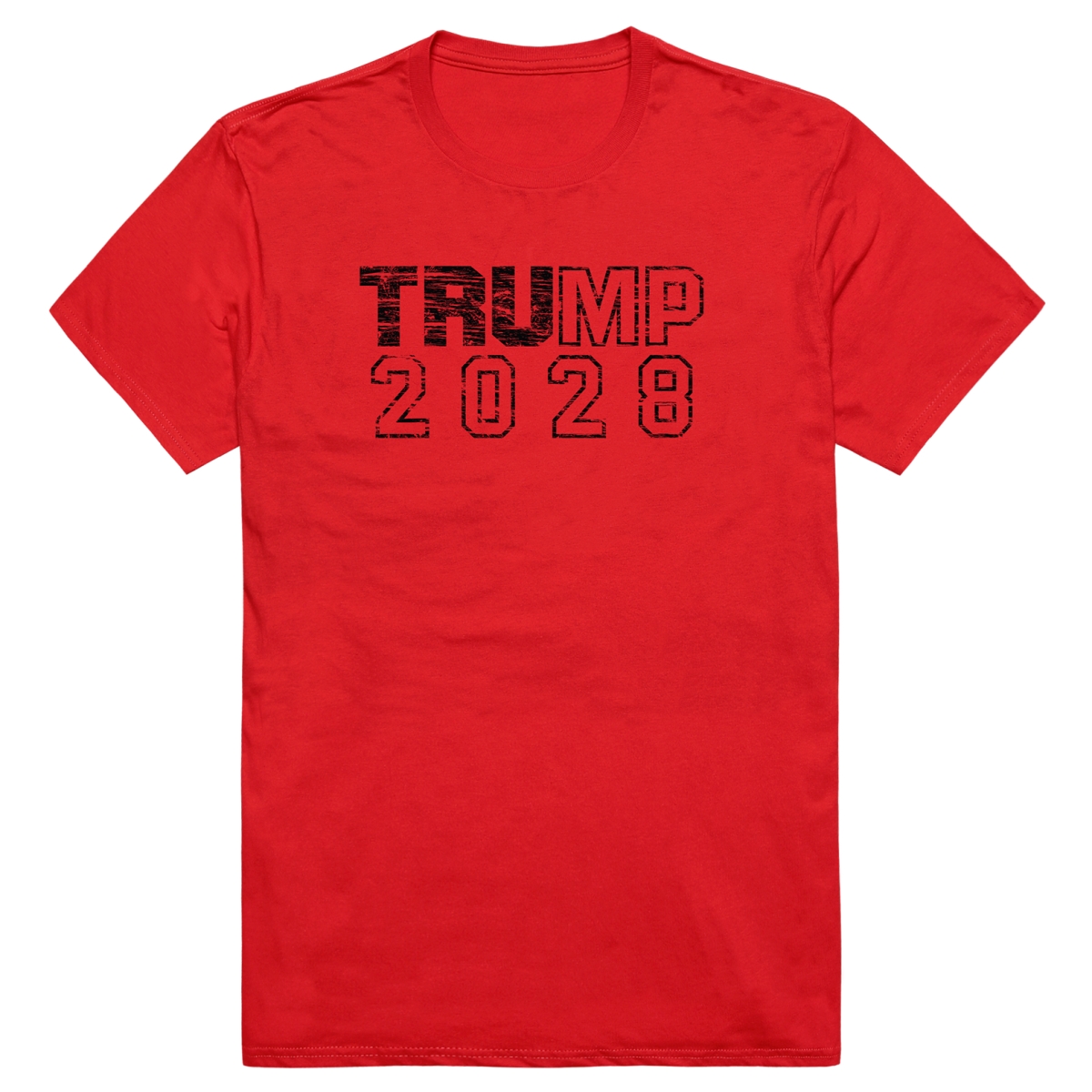 AM2-TRU-RE2-02 Campaign Trump Short Sleeve T-Shirt, Red - Medium