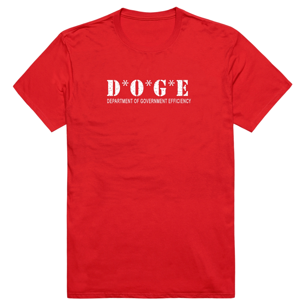 AM1-207-RED-02 America D.O.G.E 3 Short Sleeve T-Shirt, Red - Medium