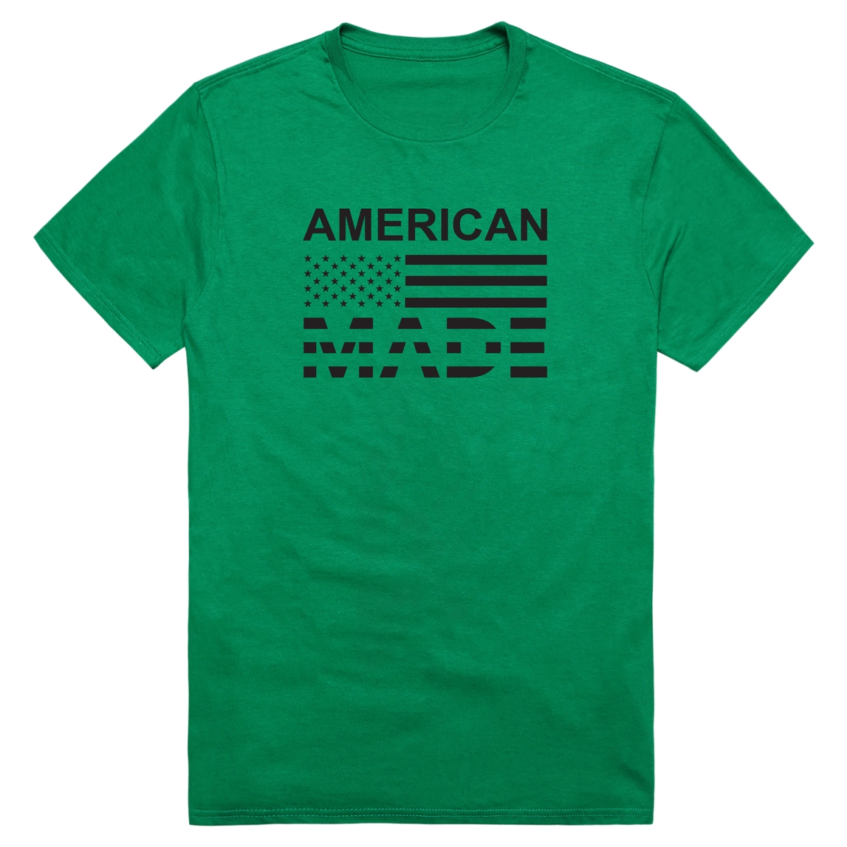 AM3-213-KEL-04 America Basic American Made Short Sleeve T-Shirt, Kelly - Extra Large
