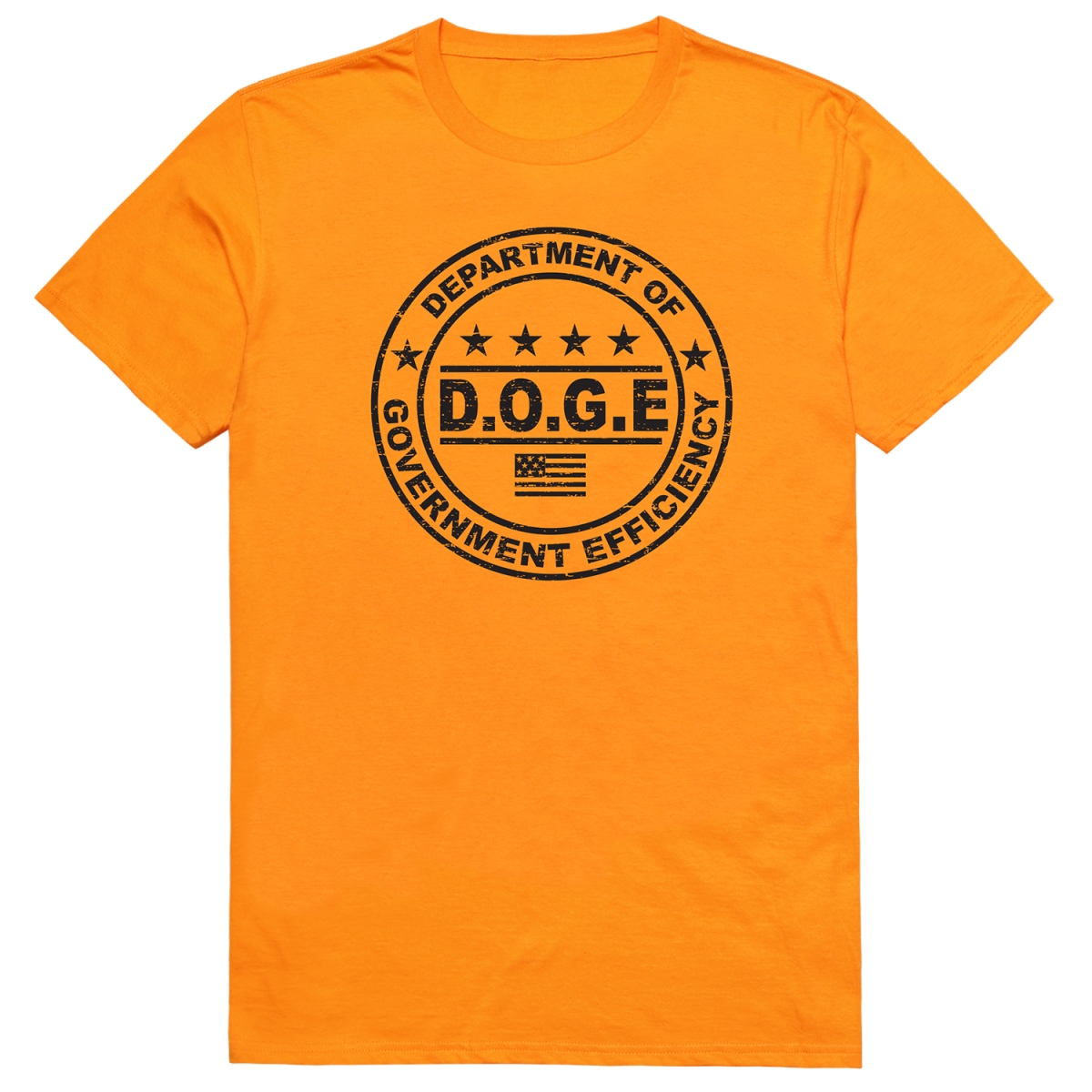 AM1-203-GLD-02 America D.O.G.E 1 Short Sleeve T-Shirt, Gold - Medium