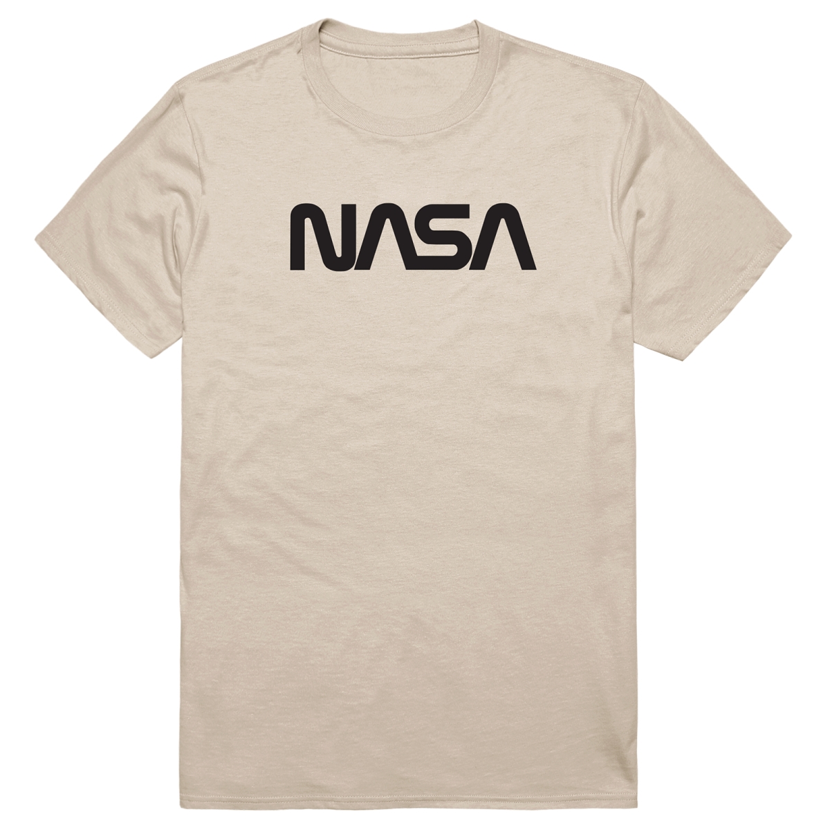 AM5-NS1-SND-02 Basic Military NASA 1 Short Sleeve T-Shirt, Sand - Medium