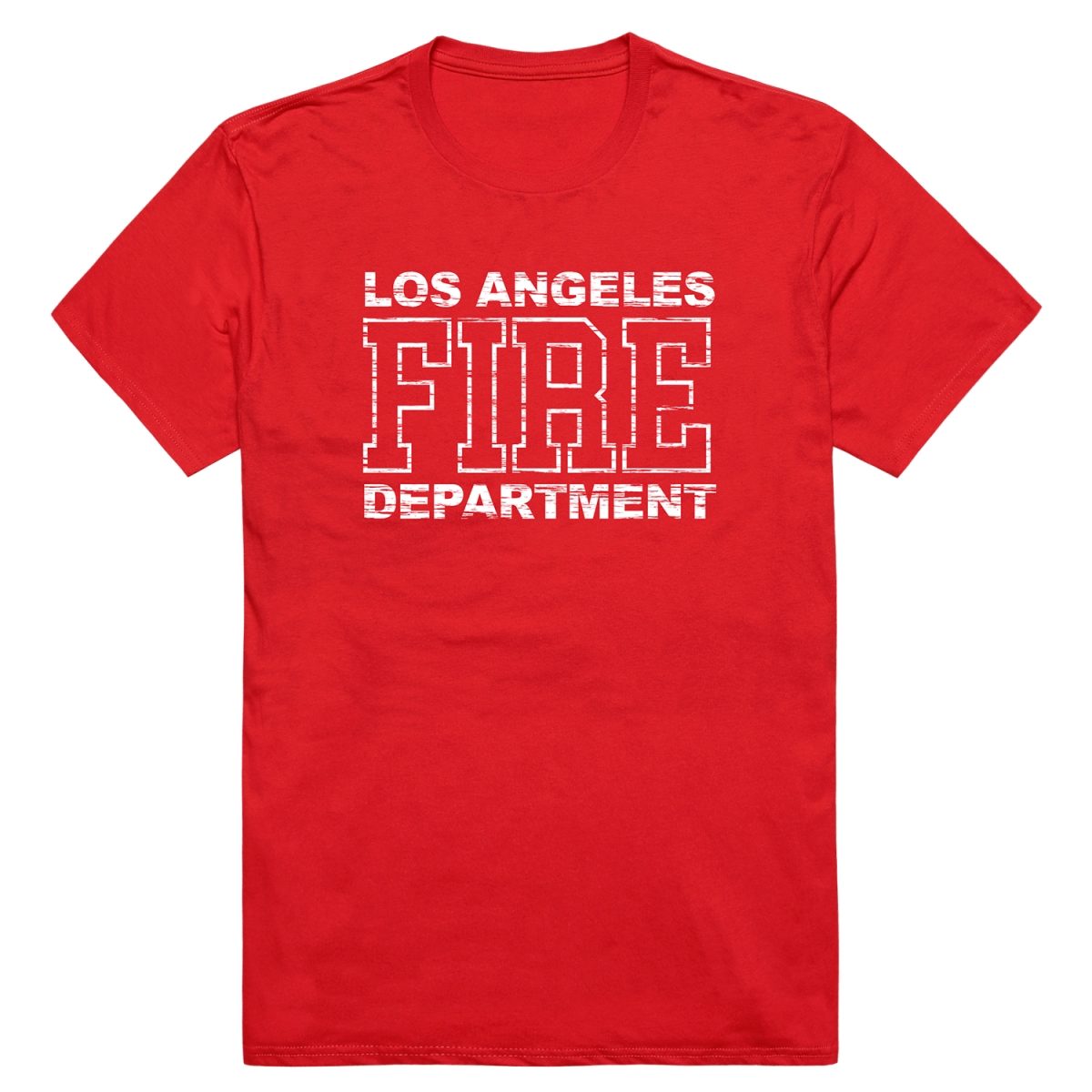 RT1-ST5-RED-02 Distressed Strong 5 Short Sleeve T-Shirt, Red - Medium