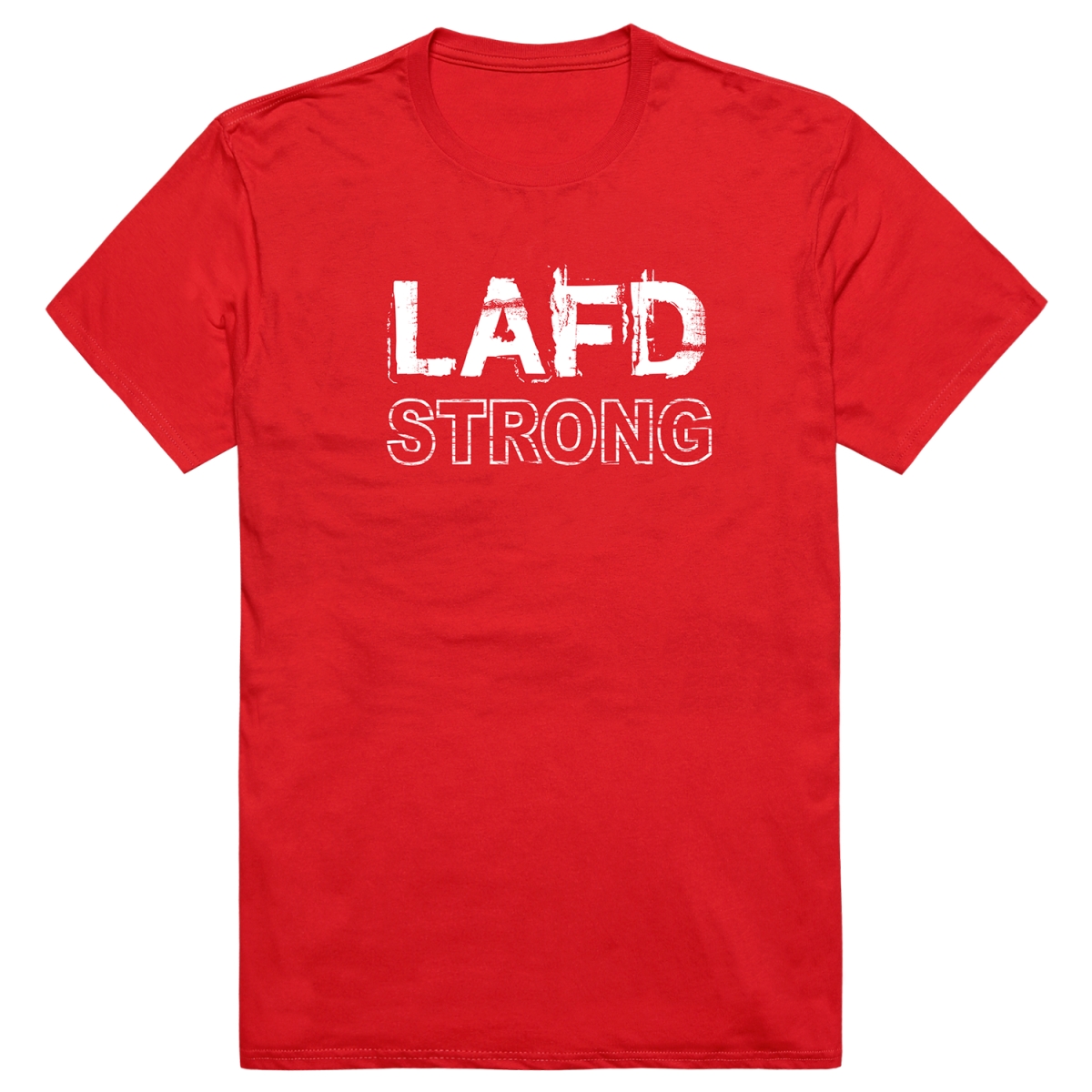 RT1-ST1-RED-02 Distressed Strong 1 Short Sleeve T-Shirt, Red - Medium
