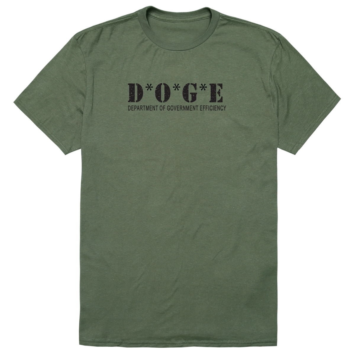AM1-207-OLV-02 America D.O.G.E 3 Short Sleeve T-Shirt, Olive - Medium