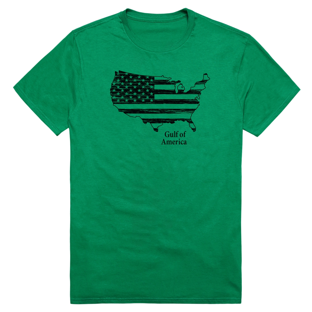AM3-227-KEL-03 America Basic Gulf Short Sleeve T-Shirt, Kelly - Large