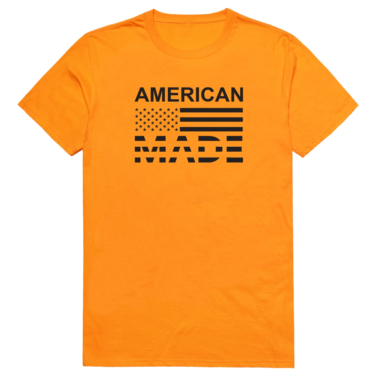 AM3-213-GLD-01 America Basic American Made Short Sleeve T-Shirt, Gold - Small