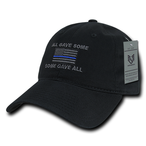 A03-AGS-BLK Relaxed Graphic Cap - All Gave Some, Black