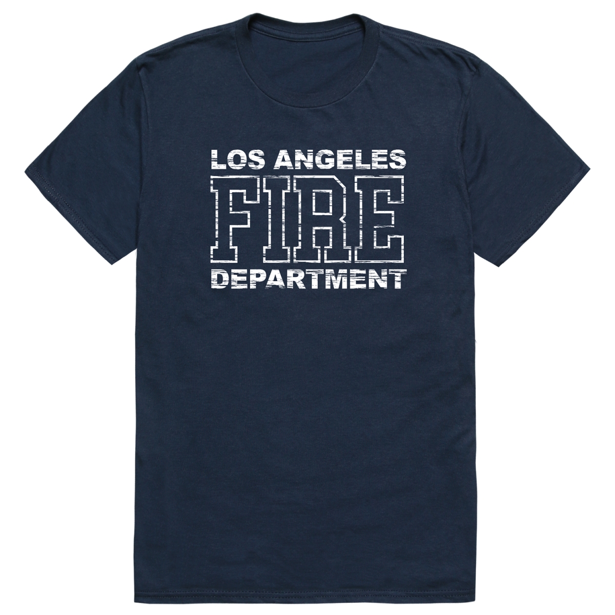 RT1-ST5-NVY-02 Distressed Strong 5 Short Sleeve T-Shirt, Navy - Medium