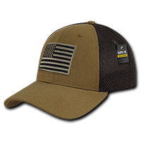 T88-USA-COY Embroidered AirMesh Flex Caps