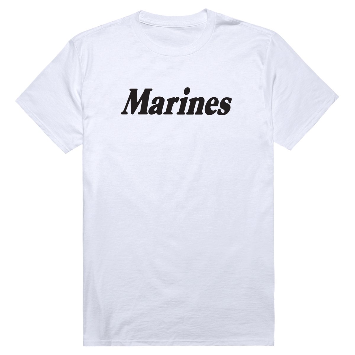 AM5-MC2-WHT-04 Basic Military US Marines 2 Short Sleeve T-Shirt, White - Extra Large
