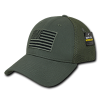 Embroidered Air Mesh Flex Caps