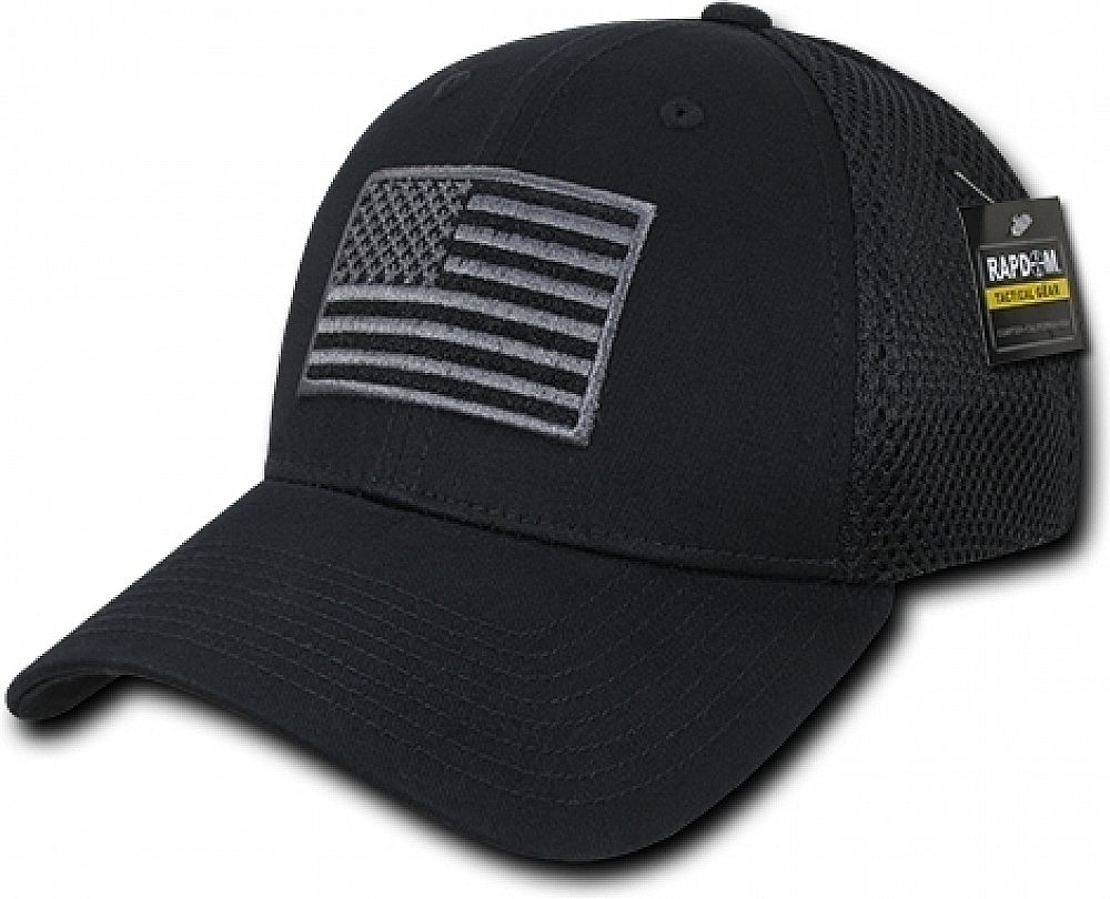 Air Mesh Flex Cap - Black - One Size Fits Most
