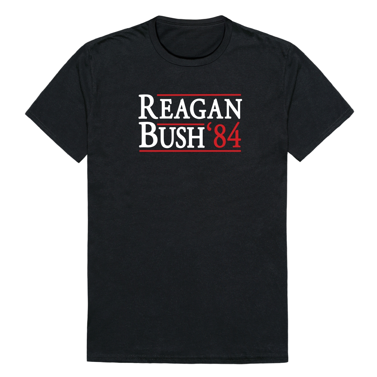 TS9-RE1-BLK-02 Campaign Reagan 1 Short Sleeve T-Shirt, Black - Medium