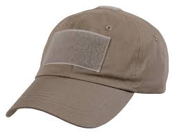 Embroidered Operator Cap - Khaki - One Size Fits Most