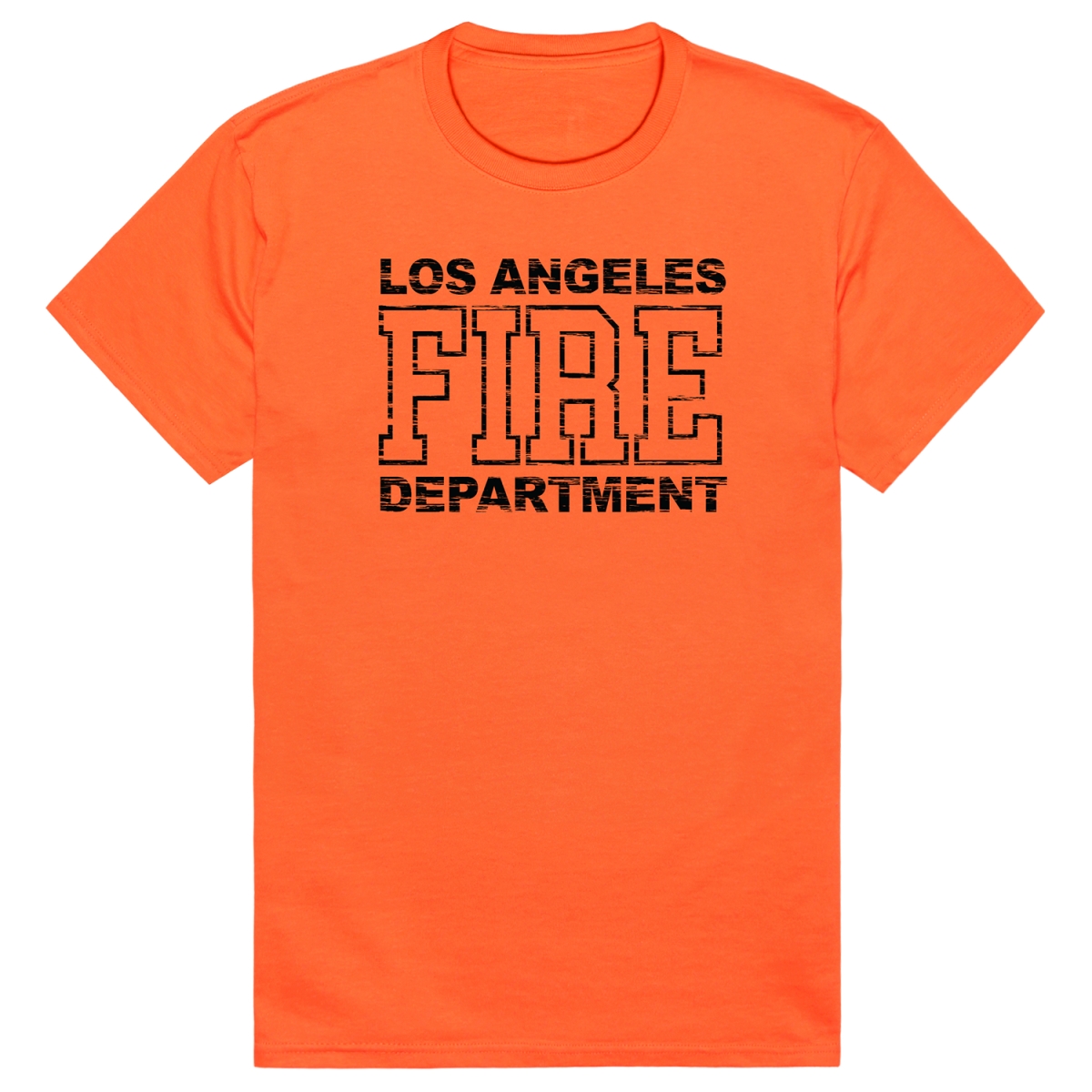RT1-ST5-ORN-03 Distressed Strong 5 Short Sleeve T-Shirt, Orange - Large
