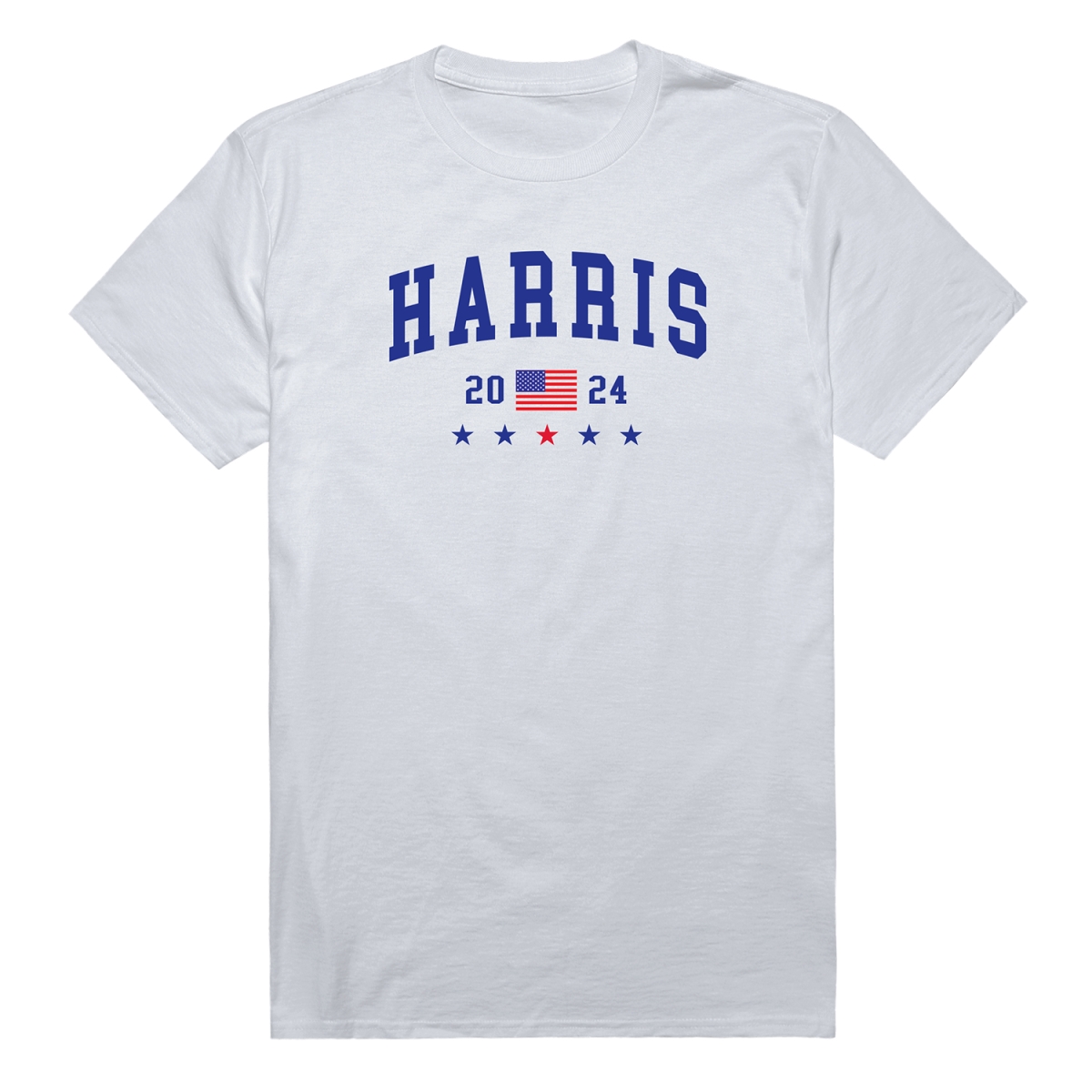 TS9-H03-WHT-04 Campaign Harris 03 Short Sleeve T-Shirt, White - Extra Large