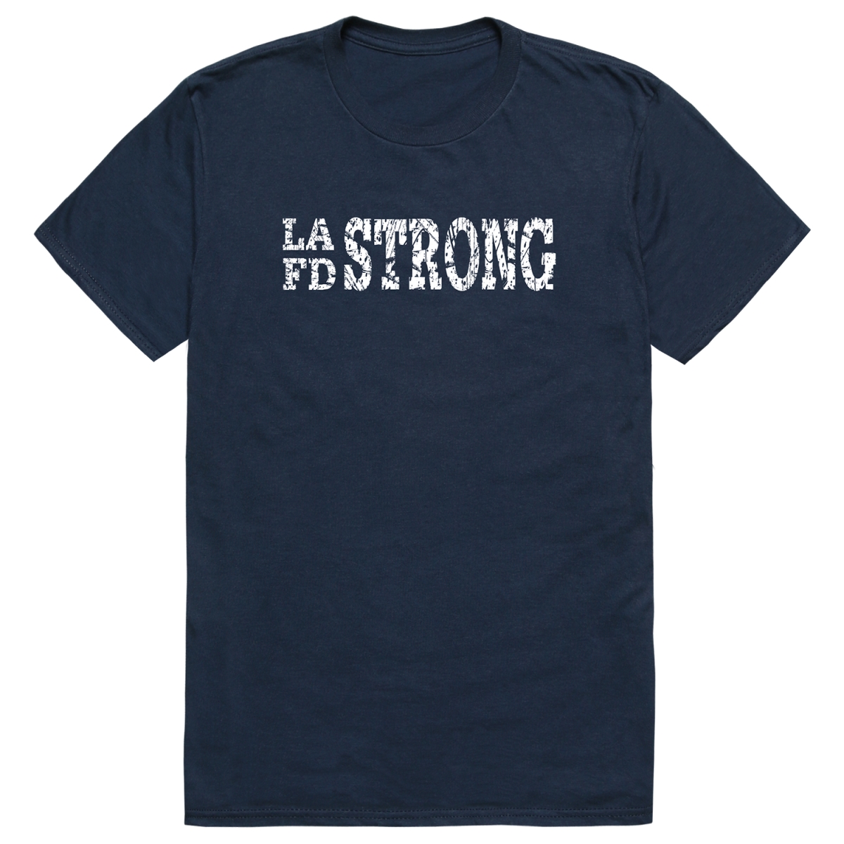 RT1-ST2-NVY-02 Distressed Strong 2 Short Sleeve T-Shirt, Navy - Medium