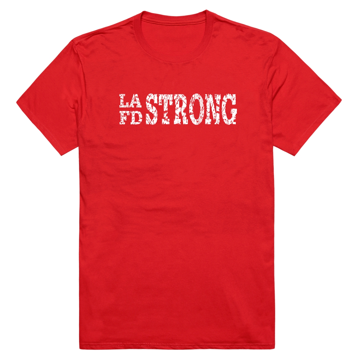 RT1-ST2-RED-02 Distressed Strong 2 Short Sleeve T-Shirt, Red - Medium