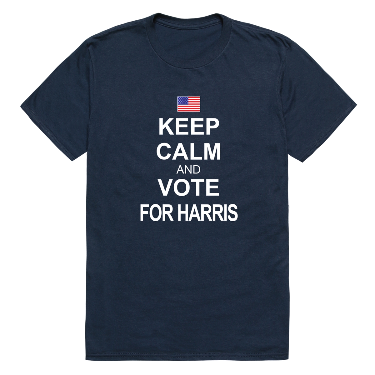 TS9-H01-NVY-02 Campaign Harris 01 Short Sleeve T-Shirt, Navy - Medium