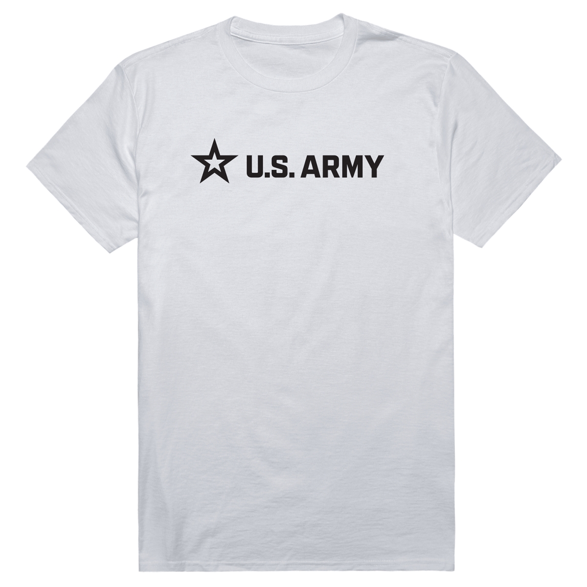 AM5-AR2-WHT-01 Basic Military Army 2 Short Sleeve T-Shirt, White - Small