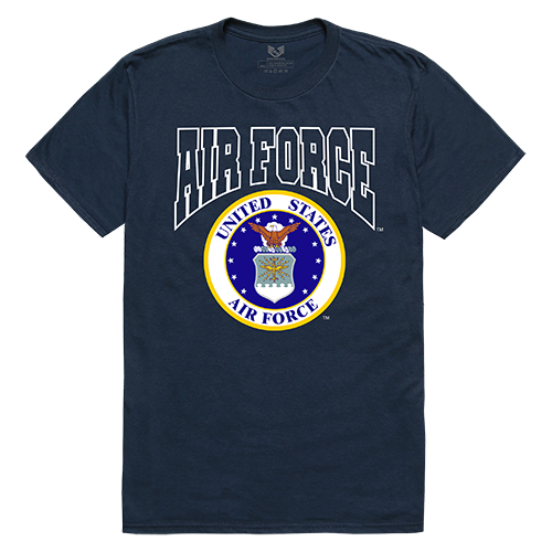 RapidDominance  Air Force Relaxed Graphic Tee, Navy - 2X
