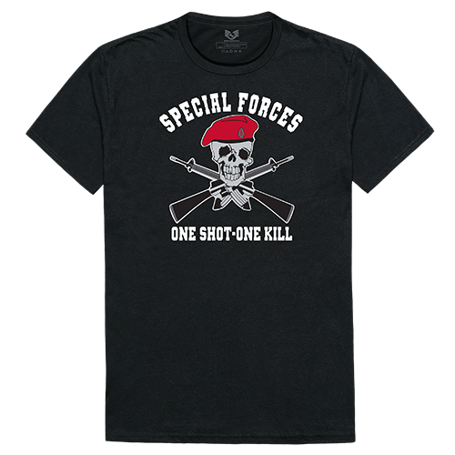 One Shot-One Kill Relaxed Graphic Tee - Black - Extra Large