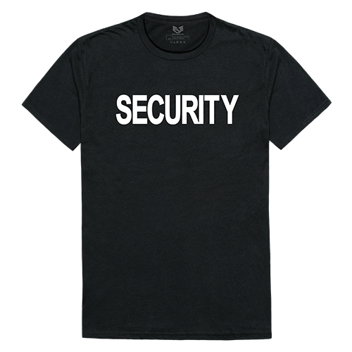 Security Relaxed Graphic Tee - Black - Extra Large