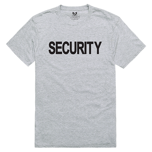 Security Relaxed Graphic Tee - Heather Grey - Small