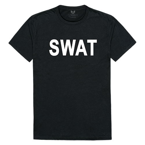 RapidDominance  SWAT Relaxed Graphic Tee, Black - 2X